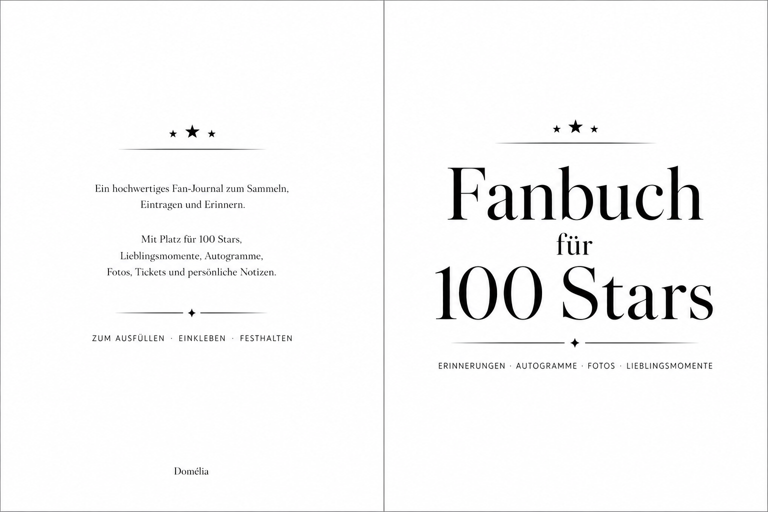 Fanbuch für 100 Stars